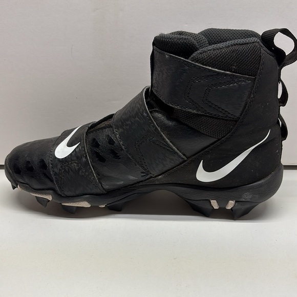 Kids Nike Cleats Black Youth Size 2.5 Velcro Strap - Picture 5 of 9